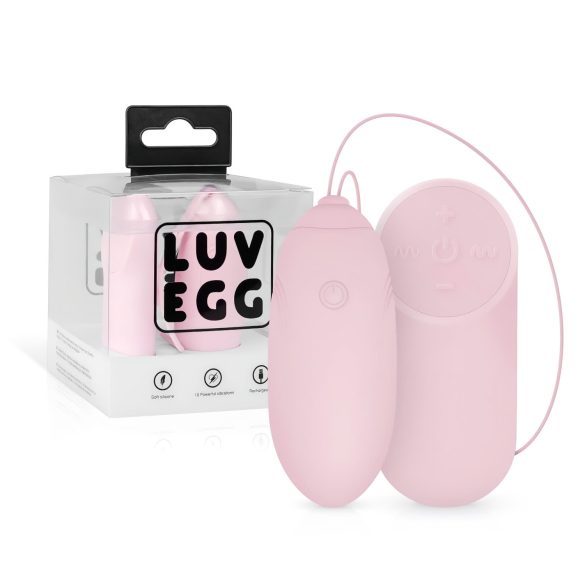 LUV EGG - oppladbart, trådløst vibrerende egg (rosa)