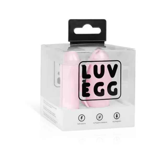 LUV EGG - oppladbart, trådløst vibrerende egg (rosa)