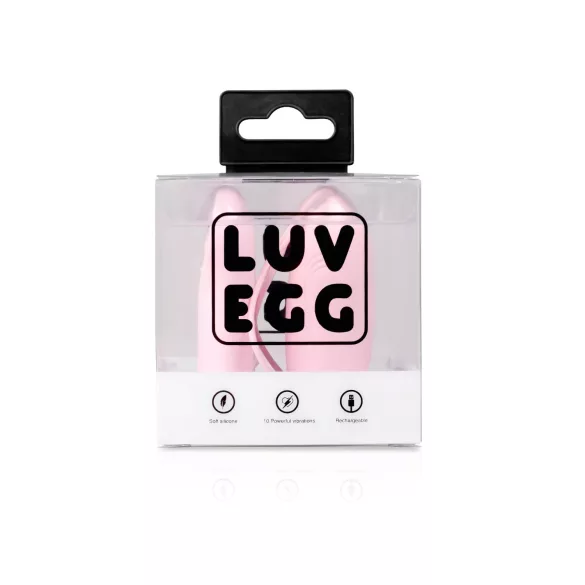 LUV EGG - oppladbart, trådløst vibrerende egg (rosa)