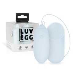LUV EGG - oppladbart, trådløst vibrerende egg (blå)