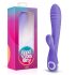 Good Vibes Only kanin-vibrator med klitorisstimulator (lilla)