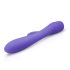 Good Vibes Only kanin-vibrator med klitorisstimulator (lilla)