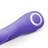 Good Vibes Only kanin-vibrator med klitorisstimulator (lilla)