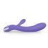 Good Vibes Only kanin-vibrator med klitorisstimulator (lilla)
