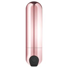 Rosy Gold Bullet - oppladbar, mini stavvibrator (rosegull)