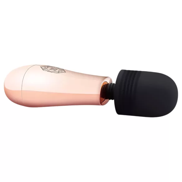 Rosy Gold Mini Wand - oppladbar massasjevibrator (rosegull)