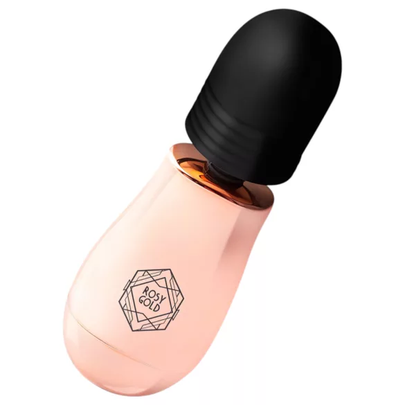 Rosy Gold Mini Wand - oppladbar massasjevibrator (rosegull)