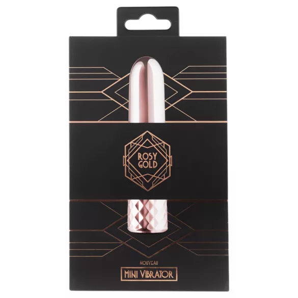 Rosy Gold Mini - trådløs mini stavvibrator (rosegull)