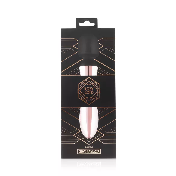 Rosy Gold Wand Curve - Oppladbar Massasje-Vibrator (Rosegold)