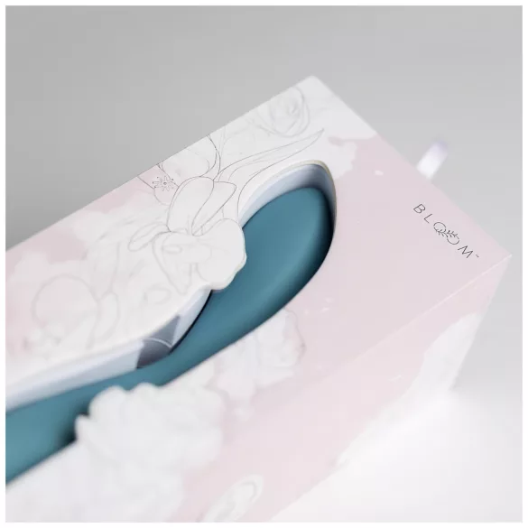 Bloom Rose - oppladbar G-punktvibrator i silikon (turkis)