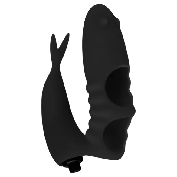 Easytoys Finger - 2-i-1 vibrerende finger (svart)