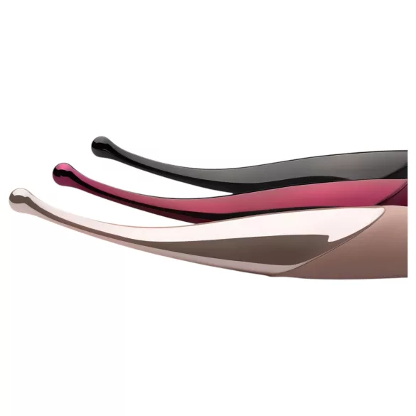 Senzi – oppladbar, vanntett klitorisdildo (svart)