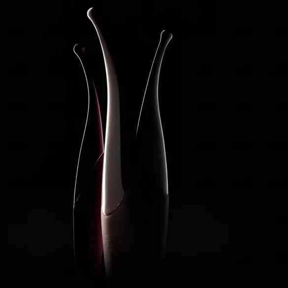 Senzi – oppladbar, vanntett klitorisdildo (svart)