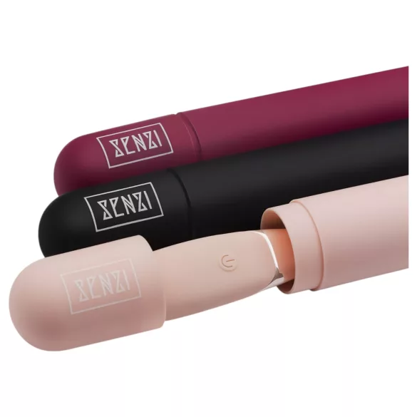Senzi – oppladbar, vanntett klitorisdildo (svart)