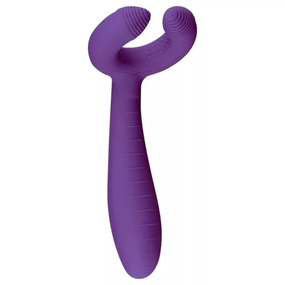 Easytoys Par - oppladbar, vanntett parvibrator (lilla)