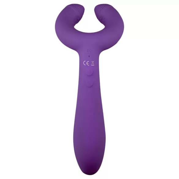 Easytoys Par - oppladbar, vanntett parvibrator (lilla)