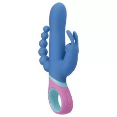 PMV20 Vice Double - roterende trippelvibrator (blå)