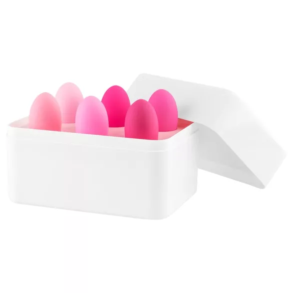 Teazers - 6‑delt kegelkulessett (rosa)