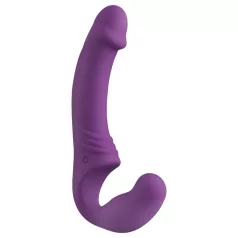 Easytoys - oppladbar, stroppeløs strap-on vibrator (lilla)