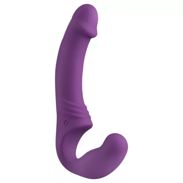 Easytoys - oppladbar, stroppeløs strap-on vibrator (lilla)
