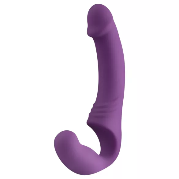 Easytoys - oppladbar, stroppeløs strap-on vibrator (lilla)