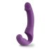 Easytoys - oppladbar, stroppeløs strap-on vibrator (lilla)