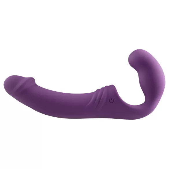 Easytoys - oppladbar, stroppeløs strap-on vibrator (lilla)