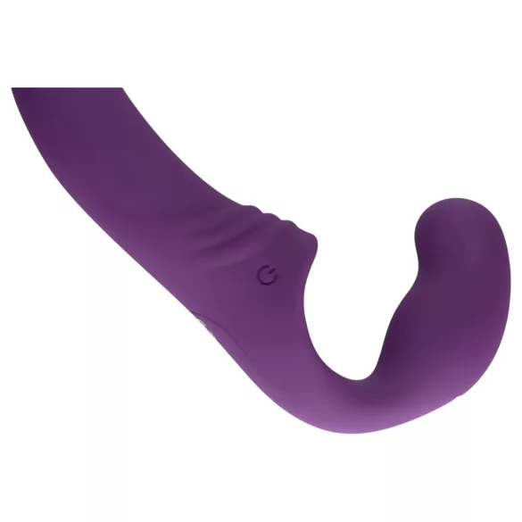 Easytoys - oppladbar, stroppeløs strap-on vibrator (lilla)