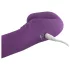 Easytoys - oppladbar, stroppeløs strap-on vibrator (lilla)