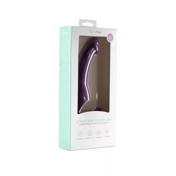 Easytoys - oppladbar, stroppeløs strap-on vibrator (lilla)