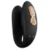 Panthra Zuna - oppladbar, vanntett parvibrator (leopard‑svart)