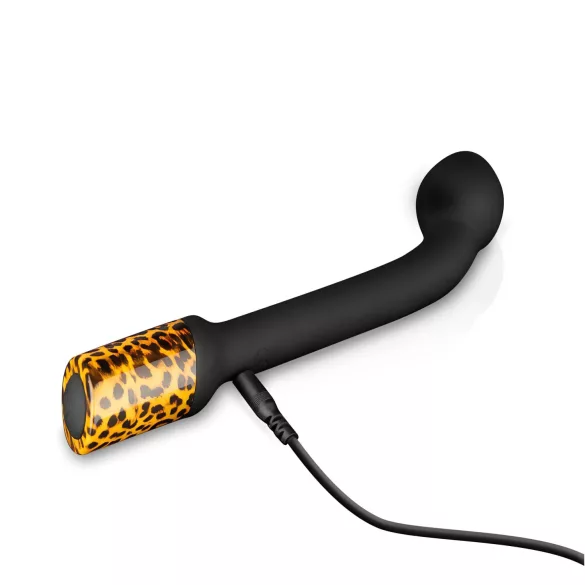 Panthra Nila - oppladbar, vanntett G-punktvibrator (leopardsvart)
