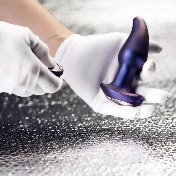 Hueman Asteroid - Roterende Analkuler Vibrator (Lilla)