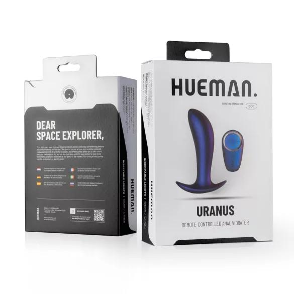 Hueman Uranus - oppladbar, trådløs analvibrator (lilla)