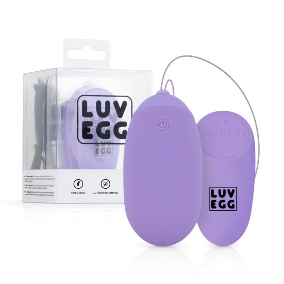 LUV EGG XL – trådløst vibrasjonsegg med oppladning (lilla)