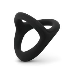 Easytoys Desire Ring - elastisk penis- og ballring (svart)