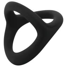 Easytoys Desire Ring - elastisk penis- og ballring (svart)