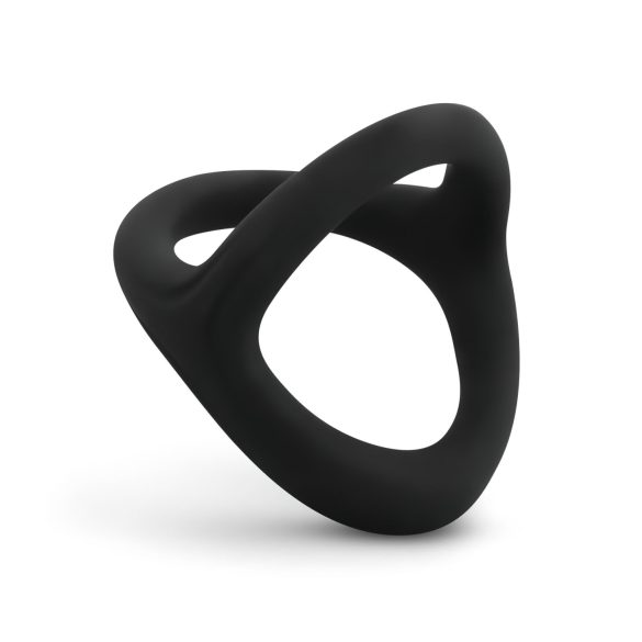 Easytoys Desire Ring - elastisk penis- og ballring (svart)