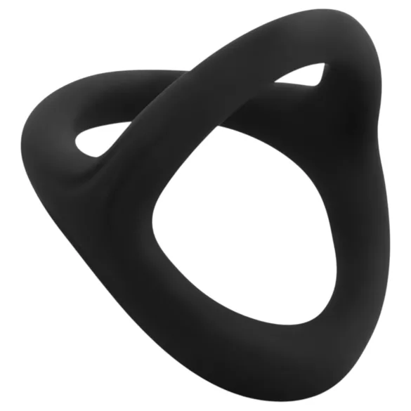 Easytoys Desire Ring - elastisk penis- og ballring (svart)