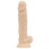 Realistisk Fantasy Ashton dildo - med baller, 20,5 cm (natur)