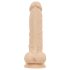 Realistisk Fantasy Ashton dildo - med baller, 20,5 cm (natur)