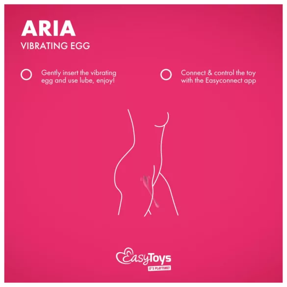 EasyConnect - smart vibrerende egg (rosa)