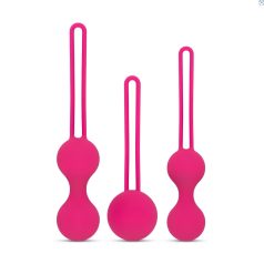 Easytoys LoveBalls - Kegel Sett - 3 Deler (Rosa)