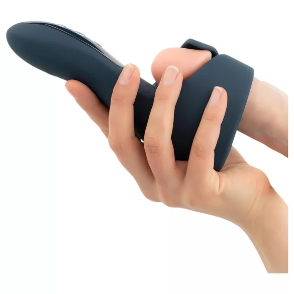 Boners - oppladbar, vanntett tuppvibrator (blå)