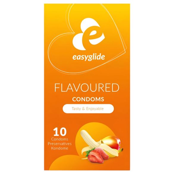 EasyGlide Smaksatt - fruktduftende kondomer (10 stk)