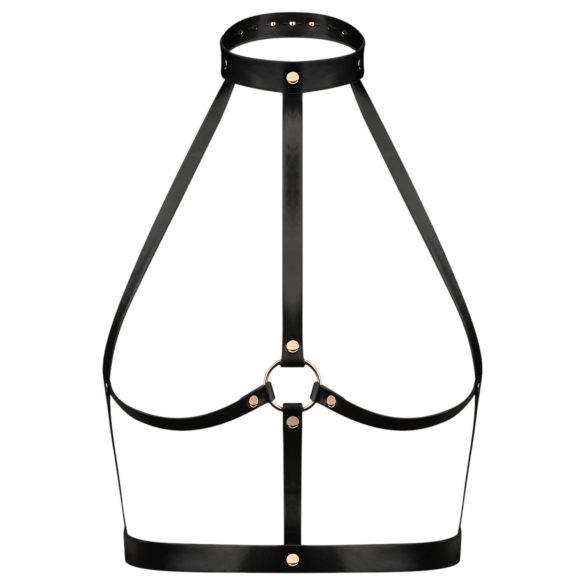 Rosy Gold kroppsharnas (svart og rosegull)