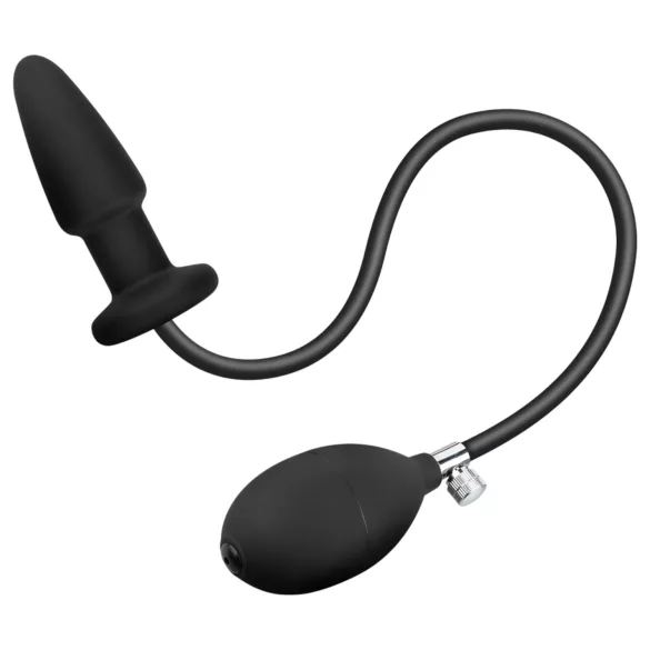 EasyToys - oppblåsbar analplugg (svart)