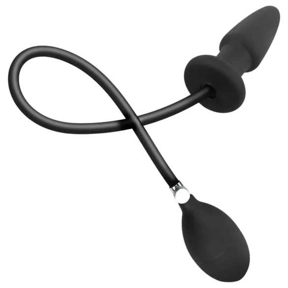 EasyToys - oppblåsbar analplugg (svart)