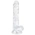 EasyToys - testikkeldildo - 17cm (gjennomsiktig)