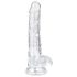 EasyToys - testikkeldildo - 17cm (gjennomsiktig)